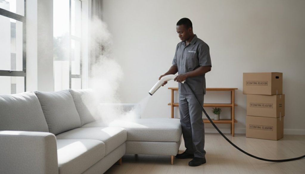 Steam Cleaning for Furniture Removals: A Guide to Hygiene and Compliance