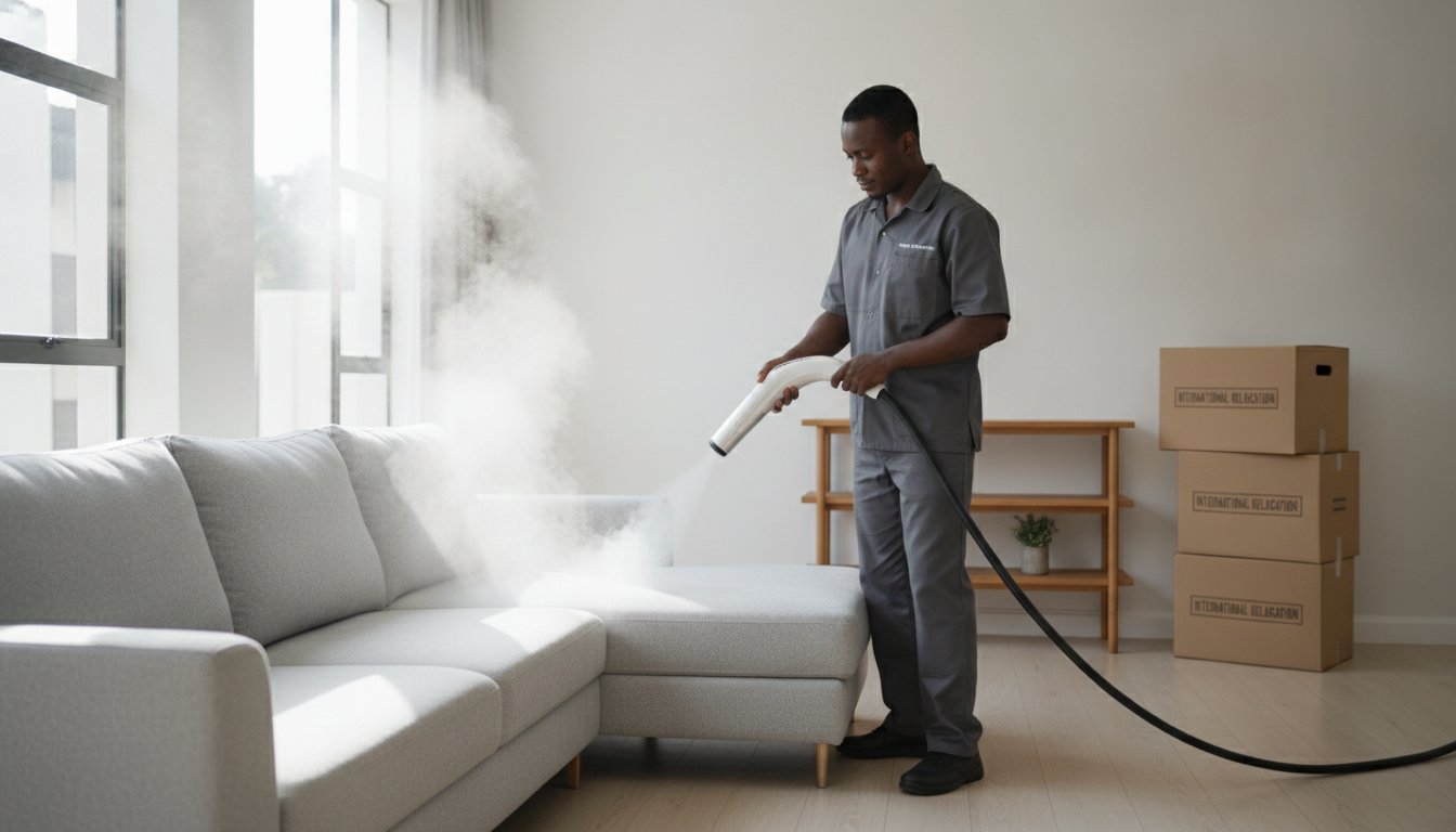 Steam Cleaning for Furniture Removals: A Guide to Hygiene and Compliance