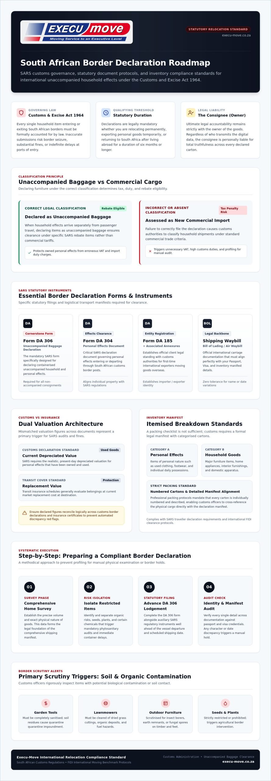 Border Declaration Guide for South African Moves (2026)