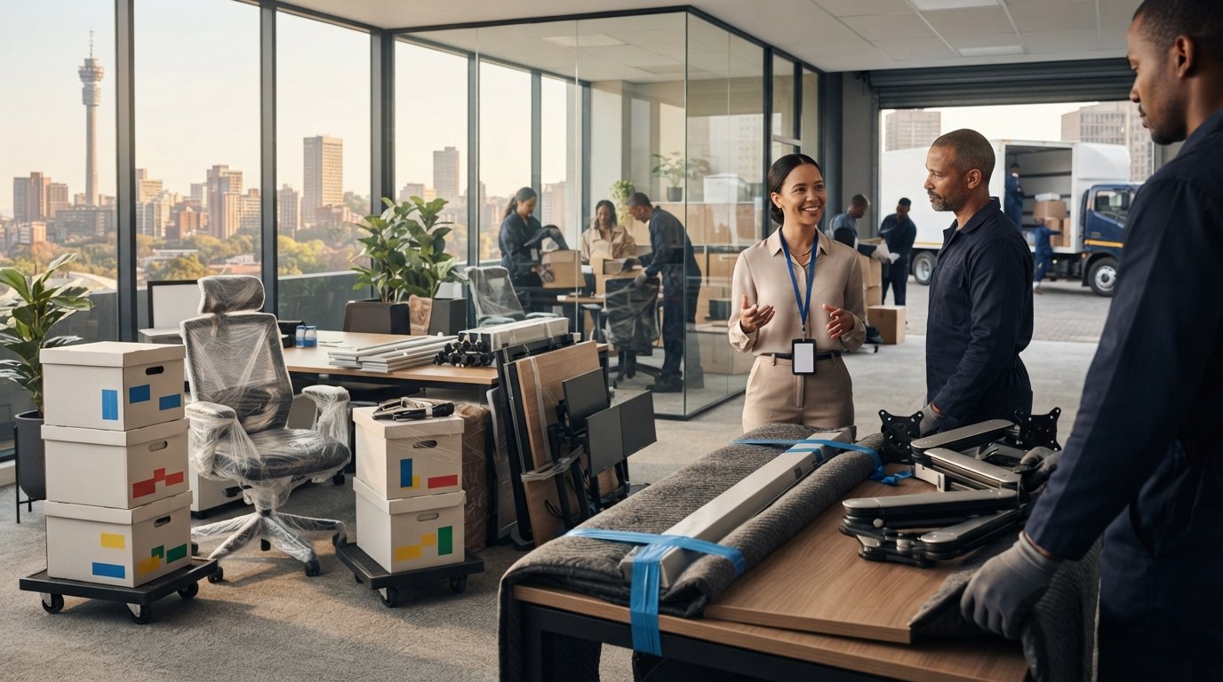 Office Furniture Removals South Africa: The Complete Corporate Relocation Guide (2026)